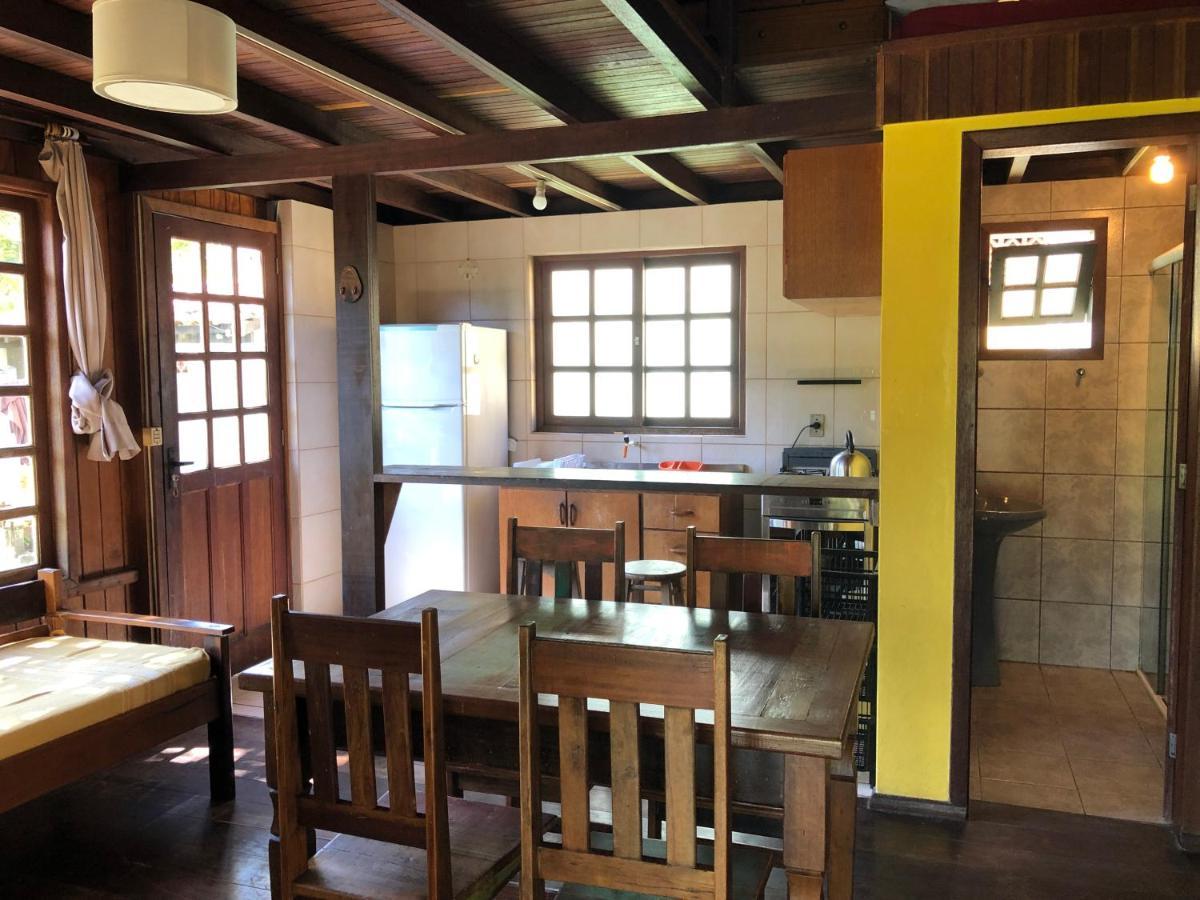 Chales Solana Localizados 50 Metros Do Mar Garopaba Zewnętrze zdjęcie