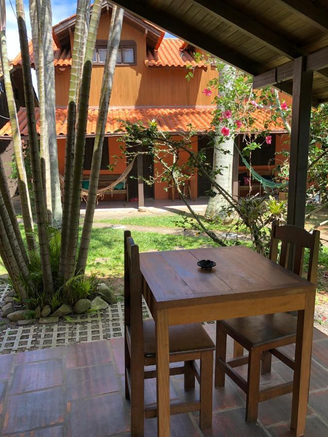 Chales Solana Localizados 50 Metros Do Mar Garopaba Zewnętrze zdjęcie