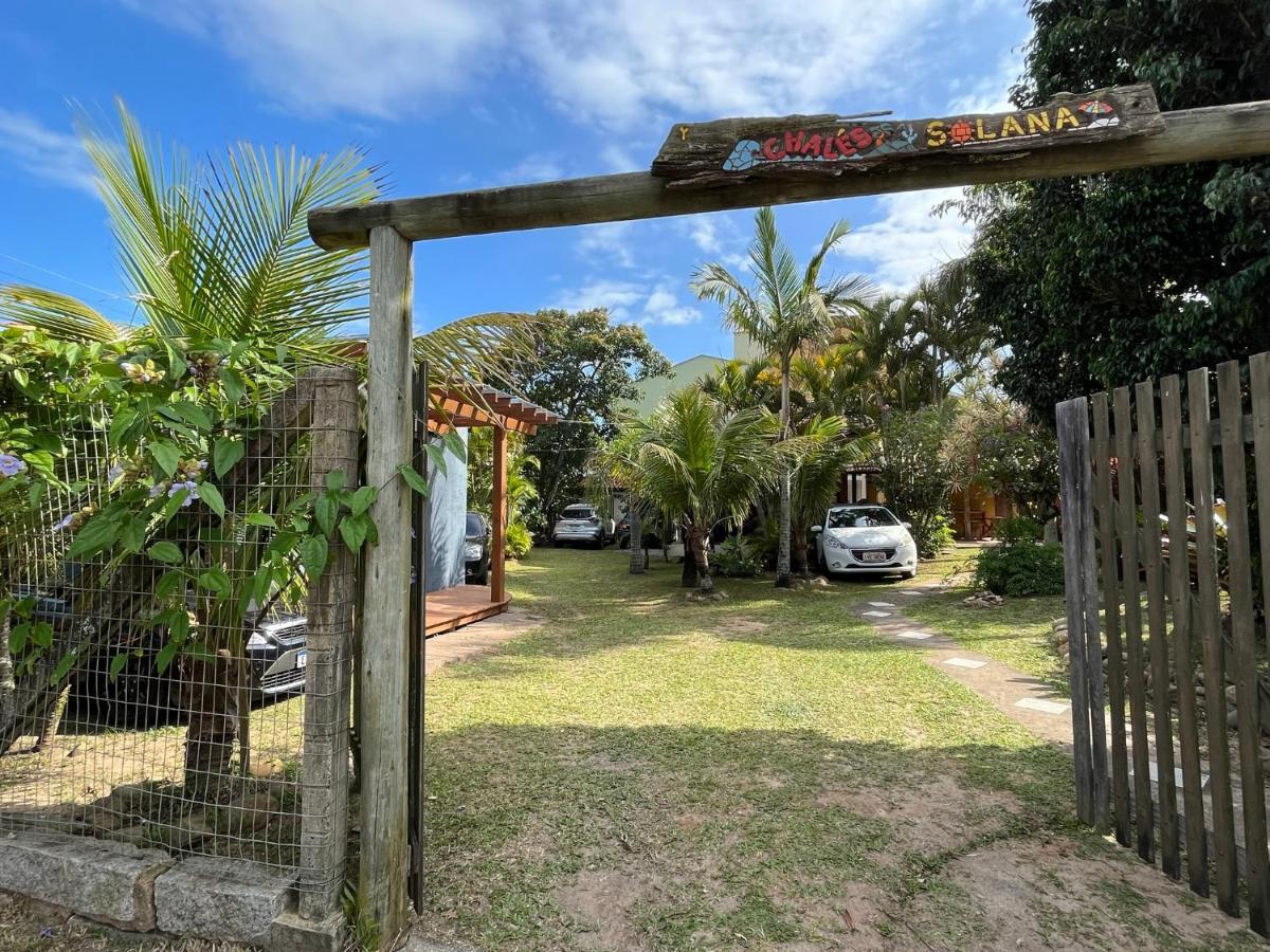 Chales Solana Localizados 50 Metros Do Mar Garopaba Zewnętrze zdjęcie
